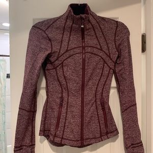 Lululemon Define Purple/Maroon Heathered Jacket